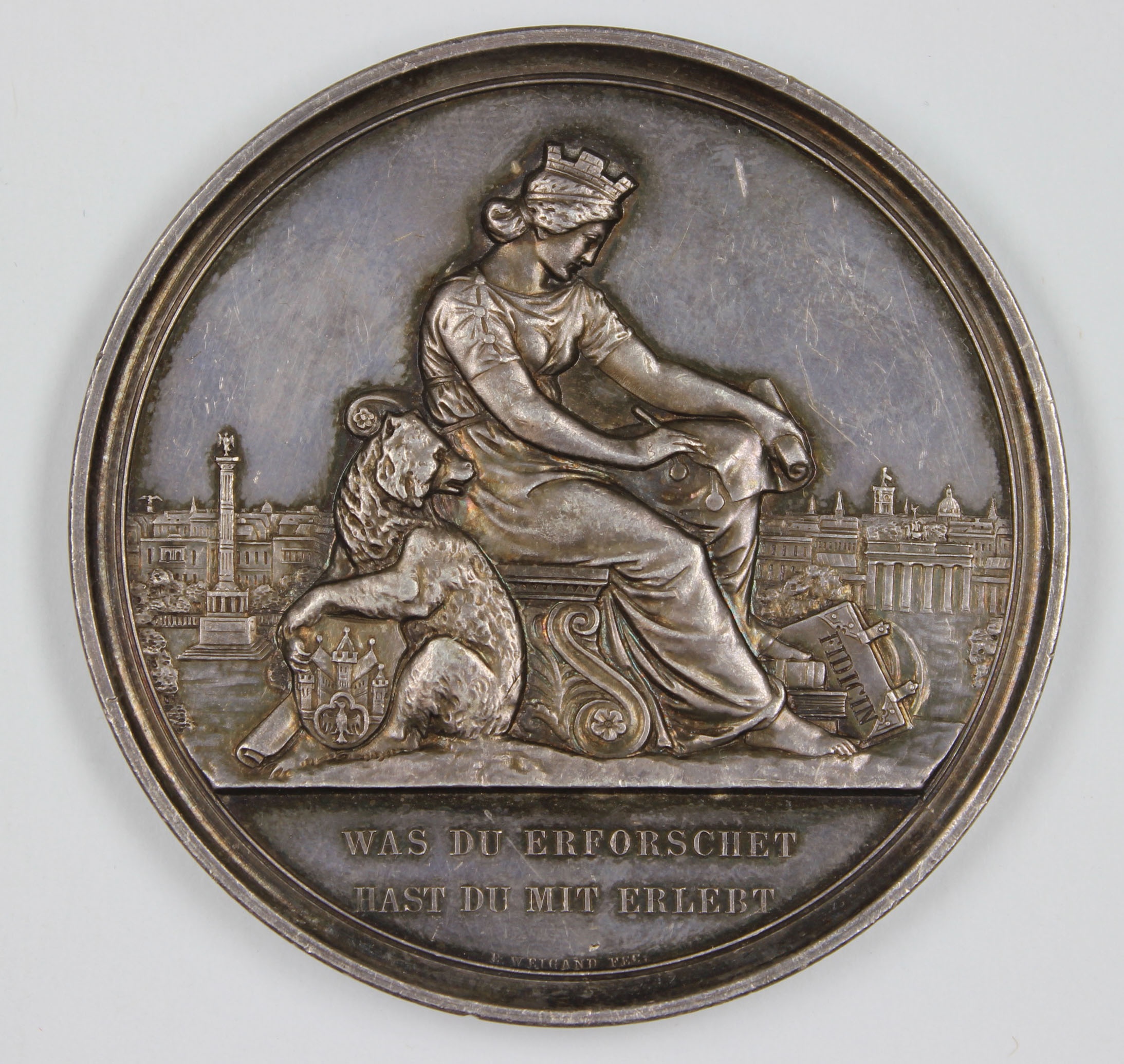 Fidicin-Medaille, für Verdienste um die Erforschung der Berliner Geschichte (Museum Wolmirstedt RR-F)