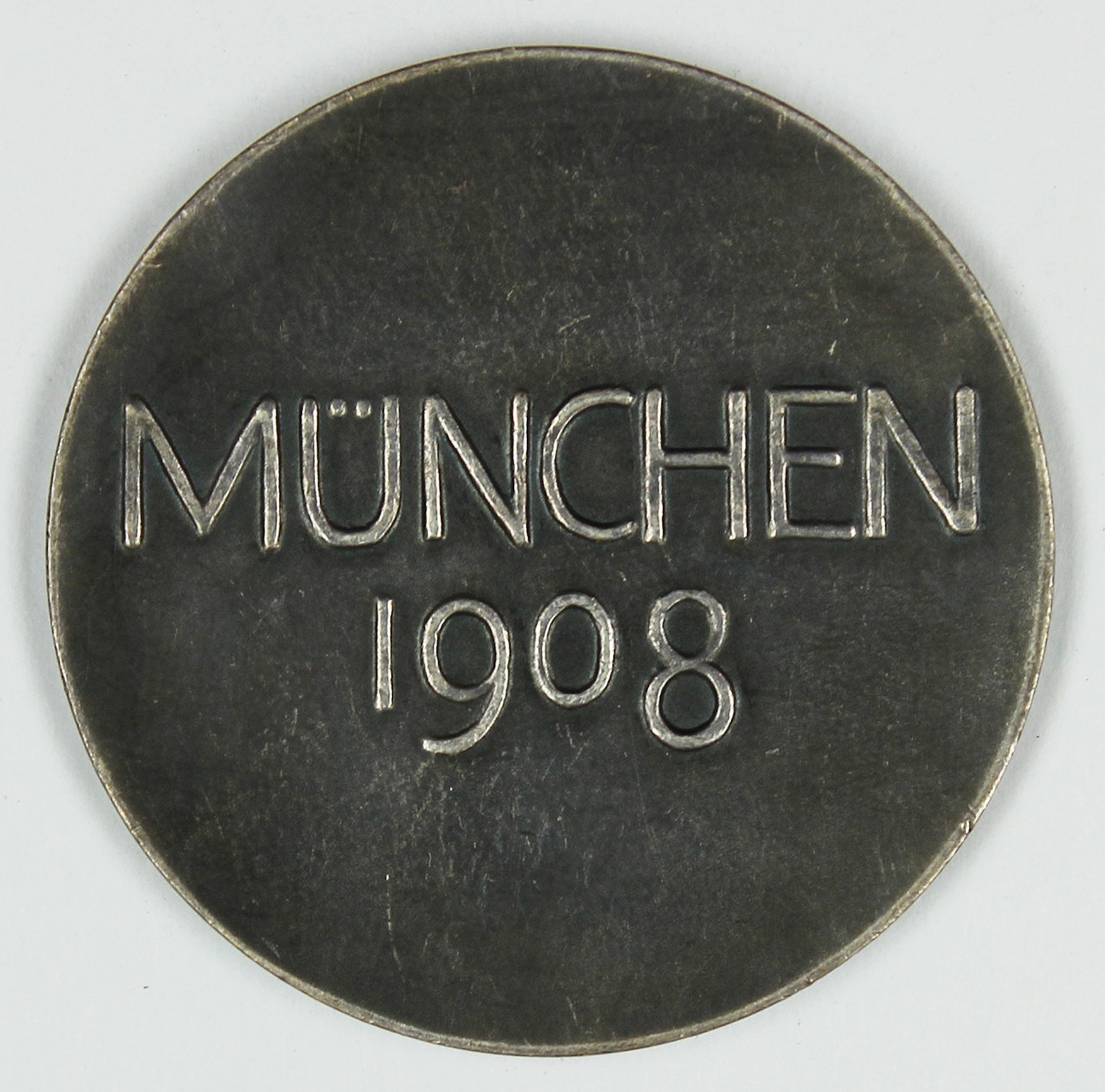 Erinnerungsmedaille, München 1908 (Museum Wolmirstedt RR-F)