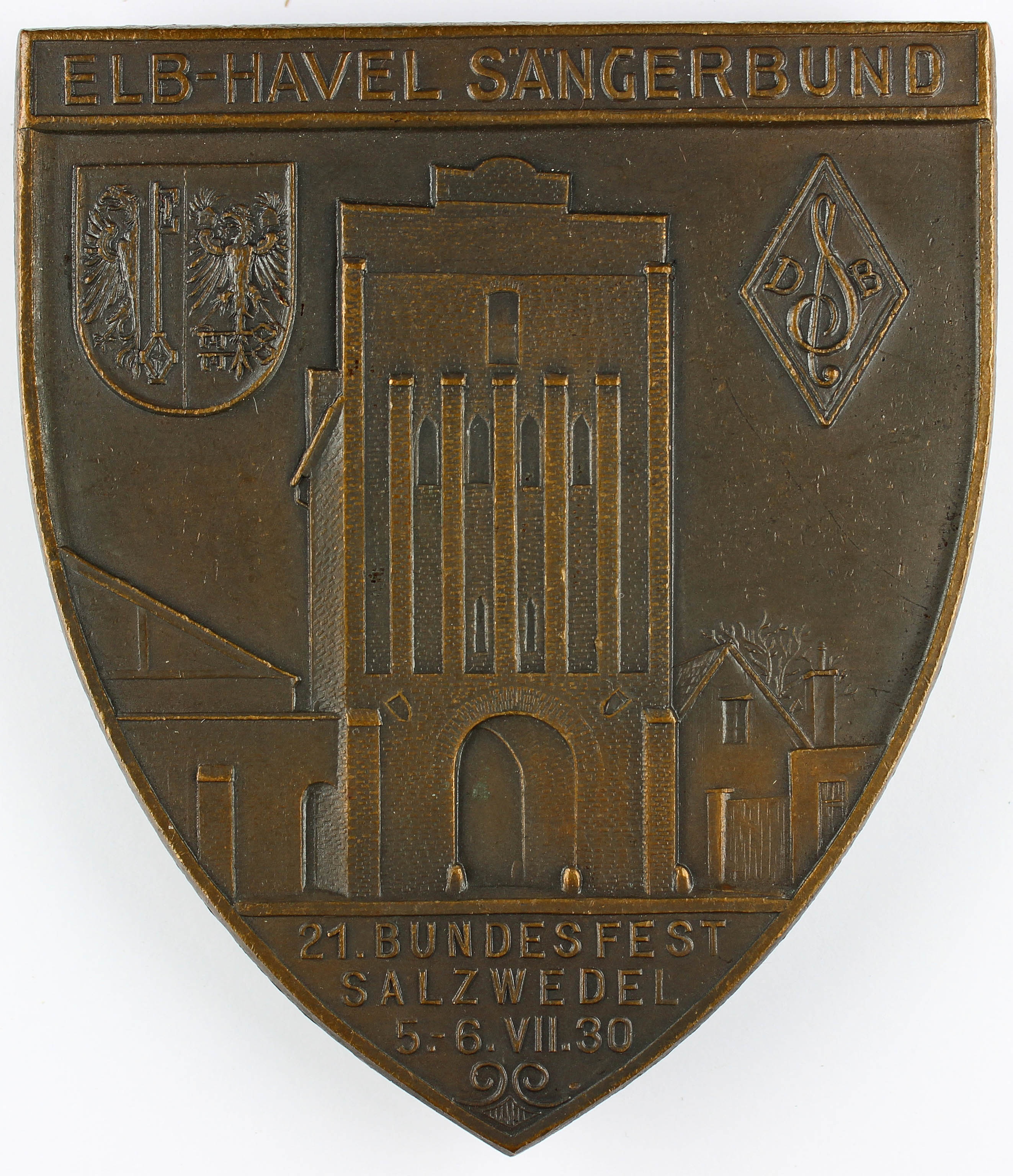 Plakette 1930 (Museum Wolmirstedt RR-F)