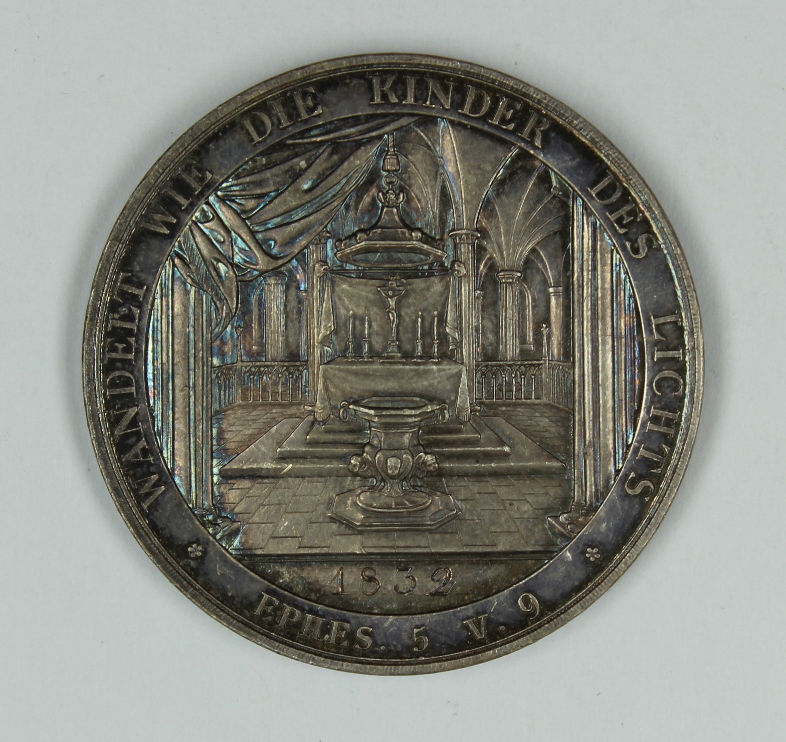 Taufmedaille, 1832 (Museum Wolmirstedt RR-F)