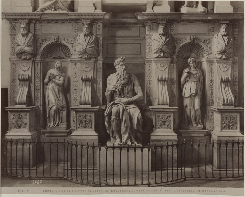 Roma - Chiesa di S Pietro in Vinculis. Monumento di Papa Giulio II.; Parte Inferiore (Kulturstiftung Sachsen-Anhalt CC BY-NC-SA)