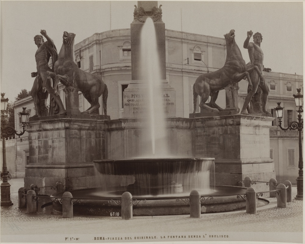 Piazza del Quirinale. La Fontana Senza L´Obelisco. (Kulturstiftung Sachsen-Anhalt CC BY-NC-SA)