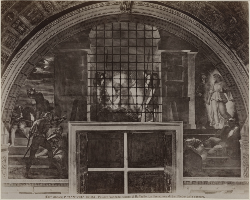 Palazzo Vaticano, stanze di Raffaelo. La liberazione di San Pietro dalla carcere. (Kulturstiftung Sachsen-Anhalt CC BY-NC-SA)