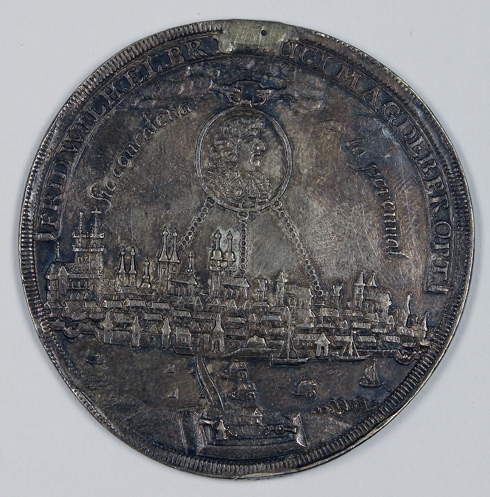 Medaille, Magdeburg,  1681 (Museum Wolmirstedt RR-F)