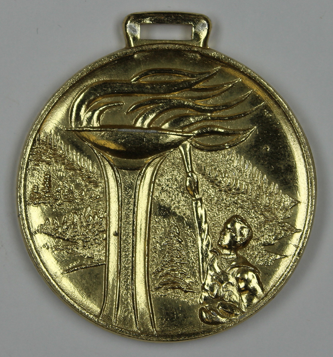 Goldmedaille VII. Wintersportmeisterschaft 1956 (Museum Wolmirstedt RR-F)