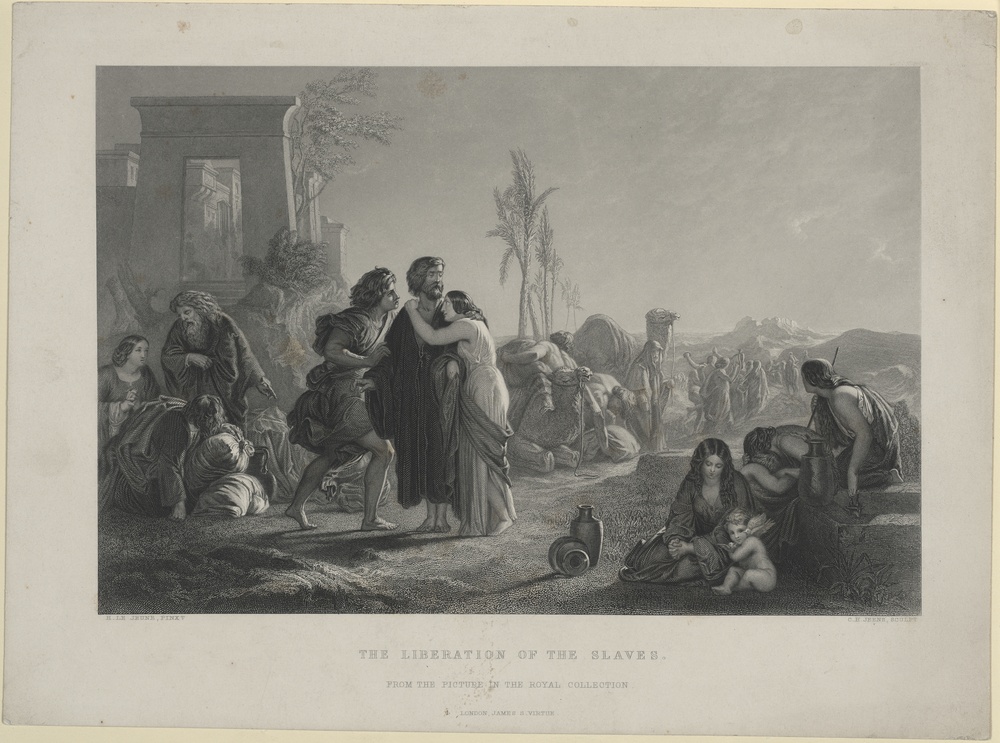 The liberation of the slaves, Blatt aus "The Art Journal", London (Kulturstiftung Sachsen-Anhalt CC BY-NC-SA)