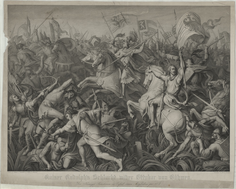 Kaiser Rudolph’s Schlacht wider Ottokar von Böhmen (Kulturstiftung Sachsen-Anhalt CC BY-NC-SA)