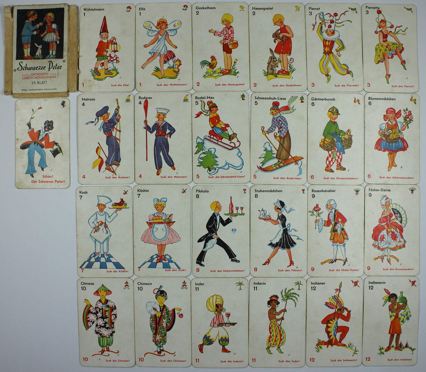Kartenspiel, Schwarzer Peter (Museum Wolmirstedt RR-F)