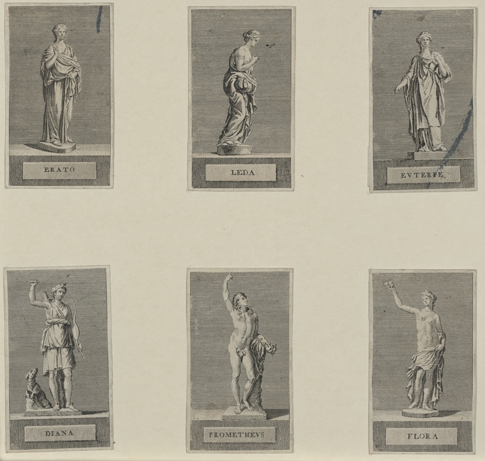 Mythologische Gestalten (Leda, Erato, Flora, Diana, Euterpe, Prometheus) (Kulturstiftung Sachsen-Anhalt CC BY-NC-SA)