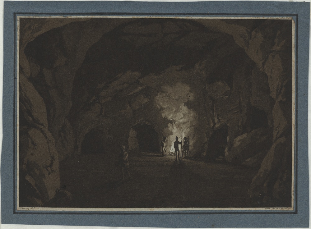 Männer in einer Höhle (Kulturstiftung Sachsen-Anhalt CC BY-NC-SA)