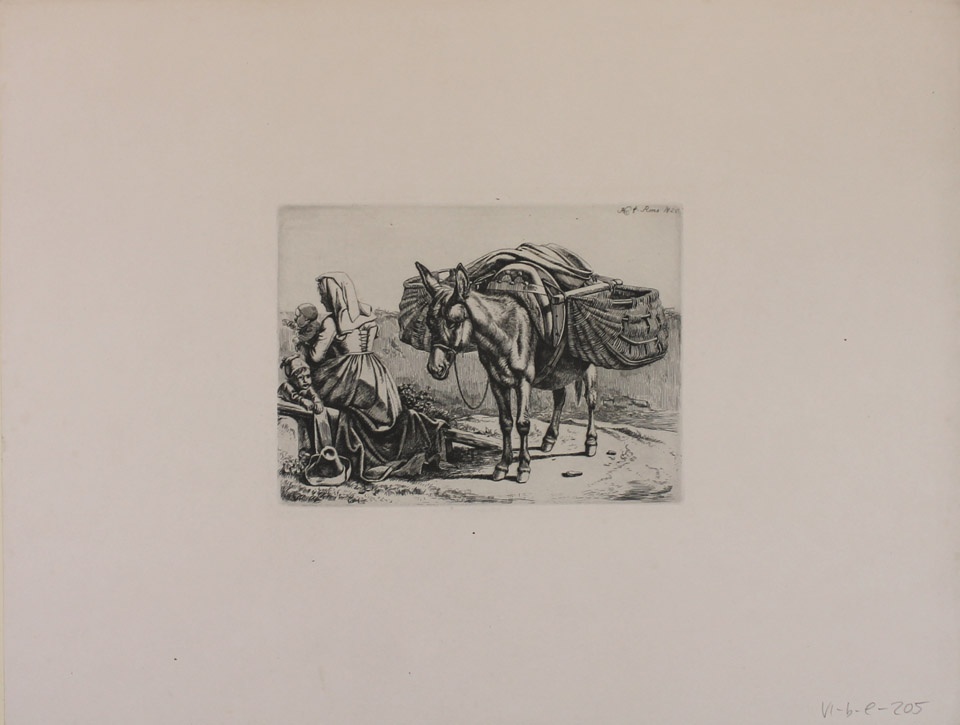 Esel mi Körben beladen (Winckelmann-Museum Stendal CC BY-NC-SA)