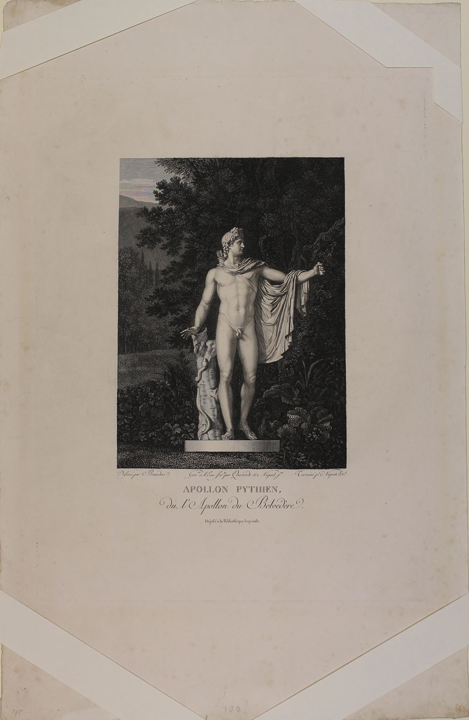 Apollon Pythien, du l’Apollon du Belvédère (Winckelmann-Museum Stendal CC BY-NC-SA)