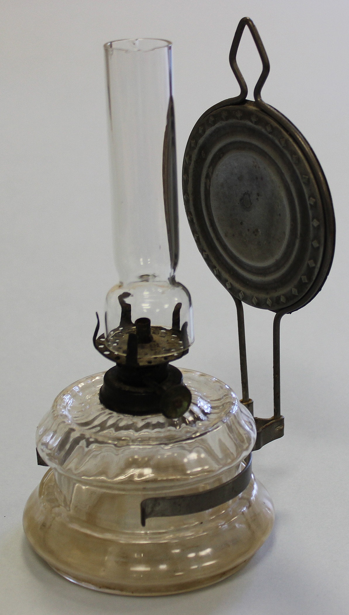 Petroleumlampe, klein, komplett (Museum Wolmirstedt RR-F)