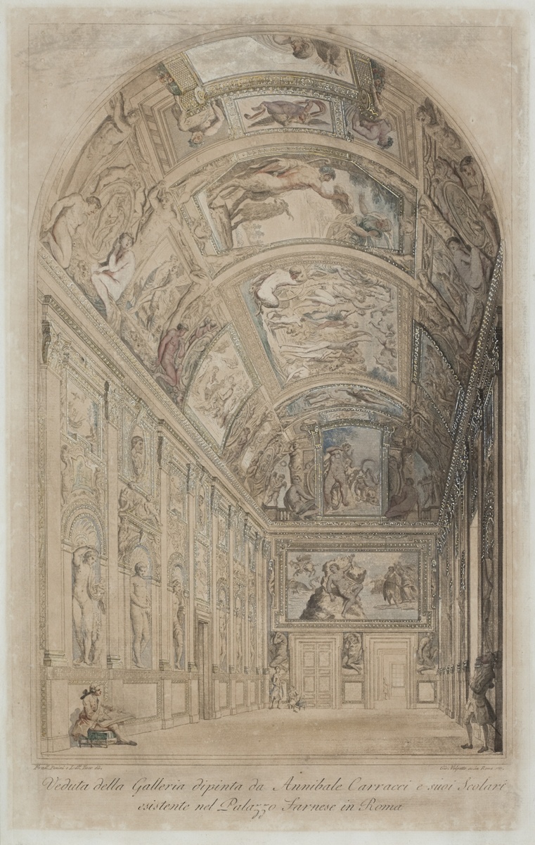 Ansicht der Gallerie im Palazzo Farnese (Kulturstiftung Dessau-Wörlitz CC BY-NC-SA)