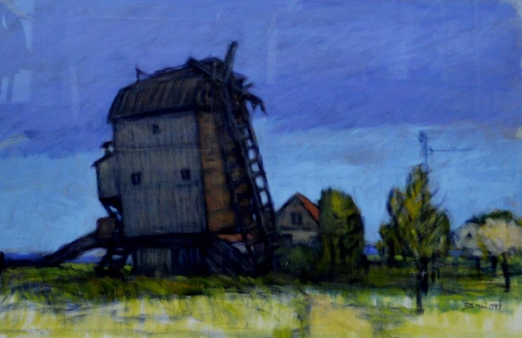 Die Pölsfelder Mühle (Gemälde von Fritz Schade) (Spengler-Museum CC BY-NC-SA)