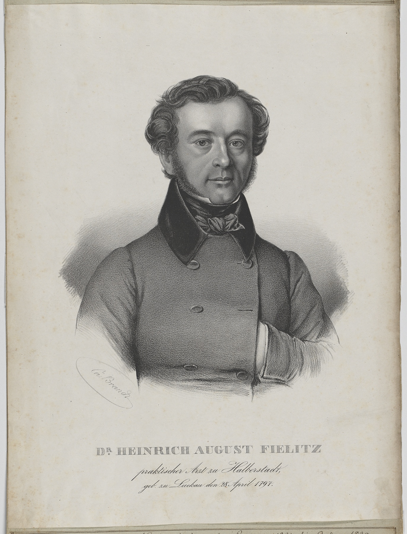 Bildnis des Heinrich August Fielitz (Gleimhaus Halberstadt CC BY-NC-SA)
