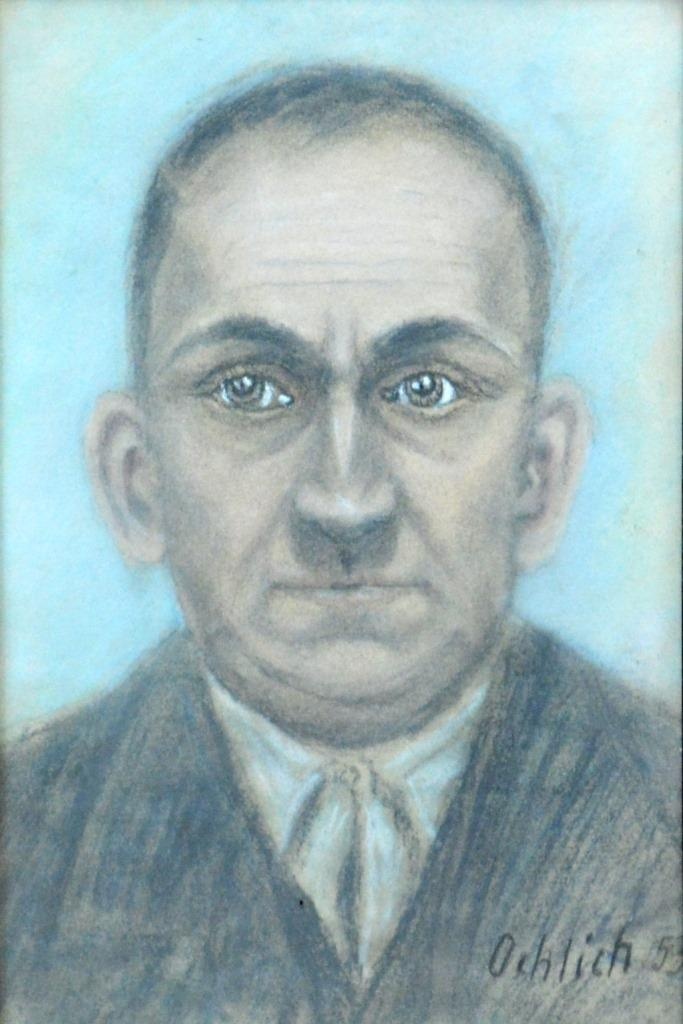 Selbstporträt Otto Ochlich 2 (Spengler-Museum CC BY-NC-SA)