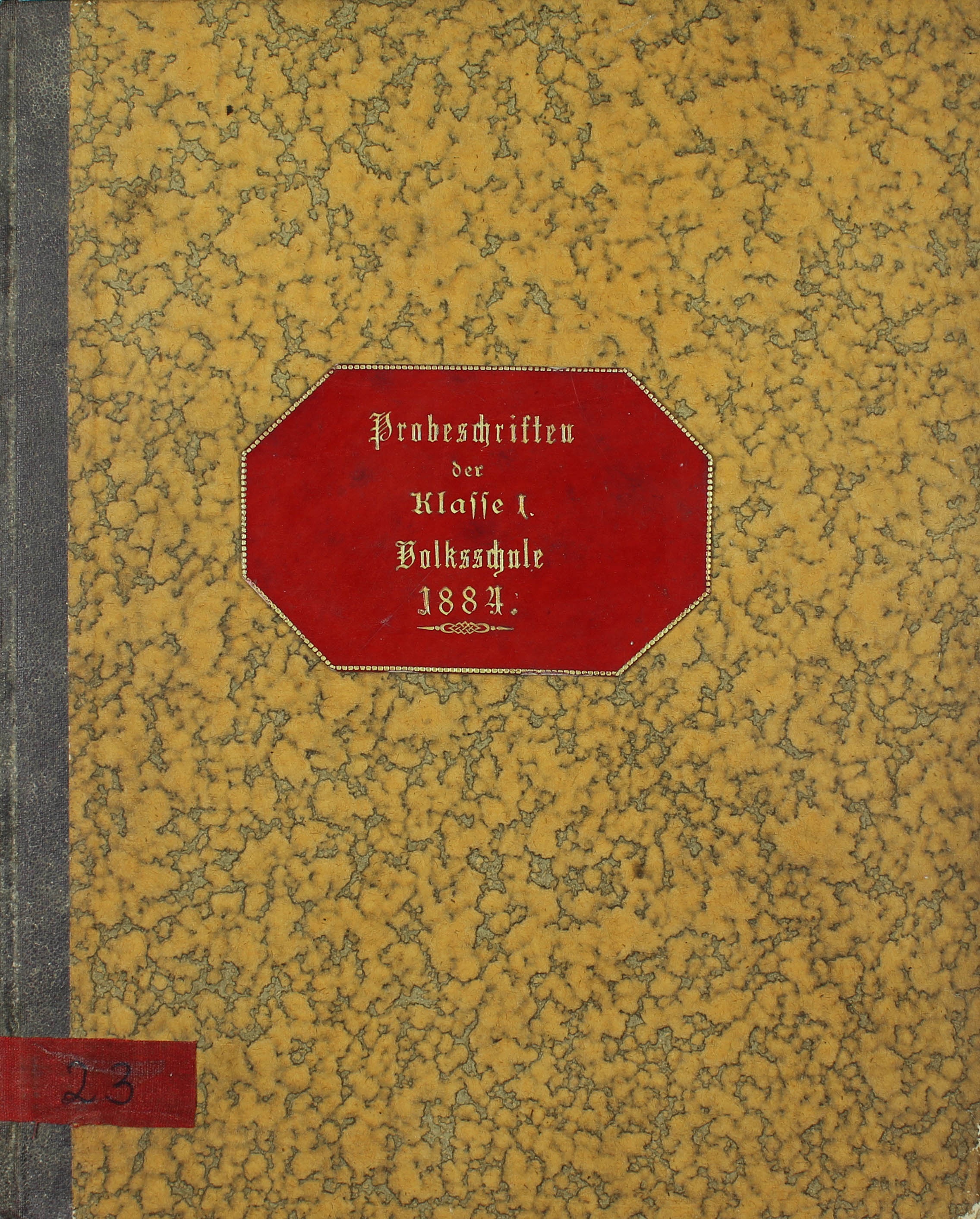 Probeschriften, Volksschule, 1. Klasse (Museum Wolmirstedt RR-F)