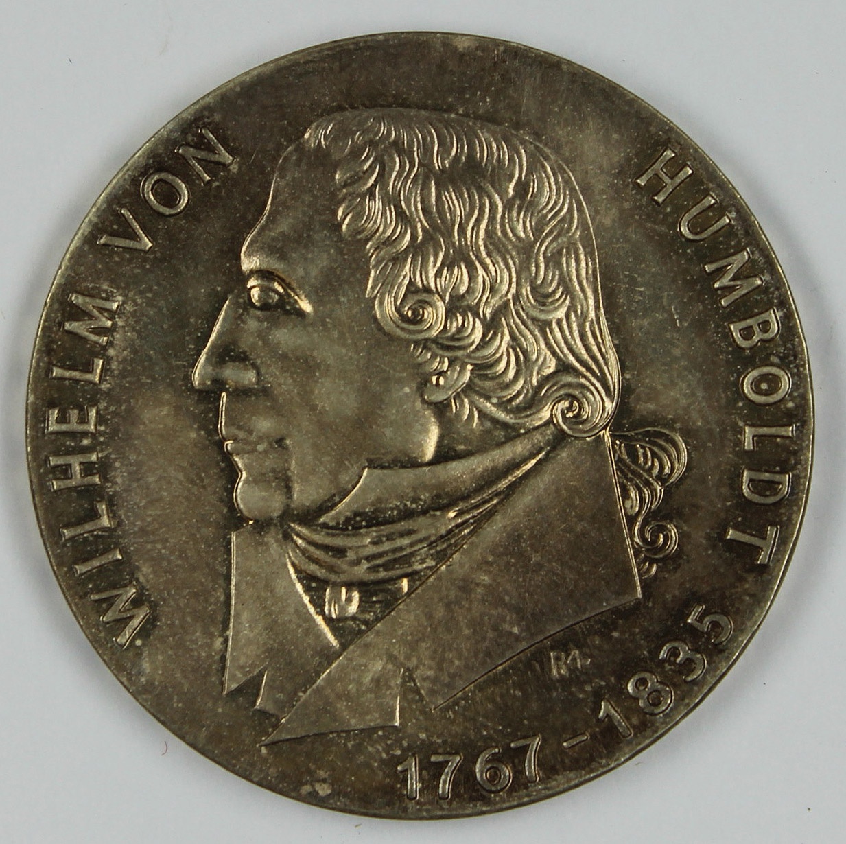 20 Mark der Deutschen Demokratischen Republik, Wilhelm von Humbold, 1967 (Museum Wolmirstedt RR-F)