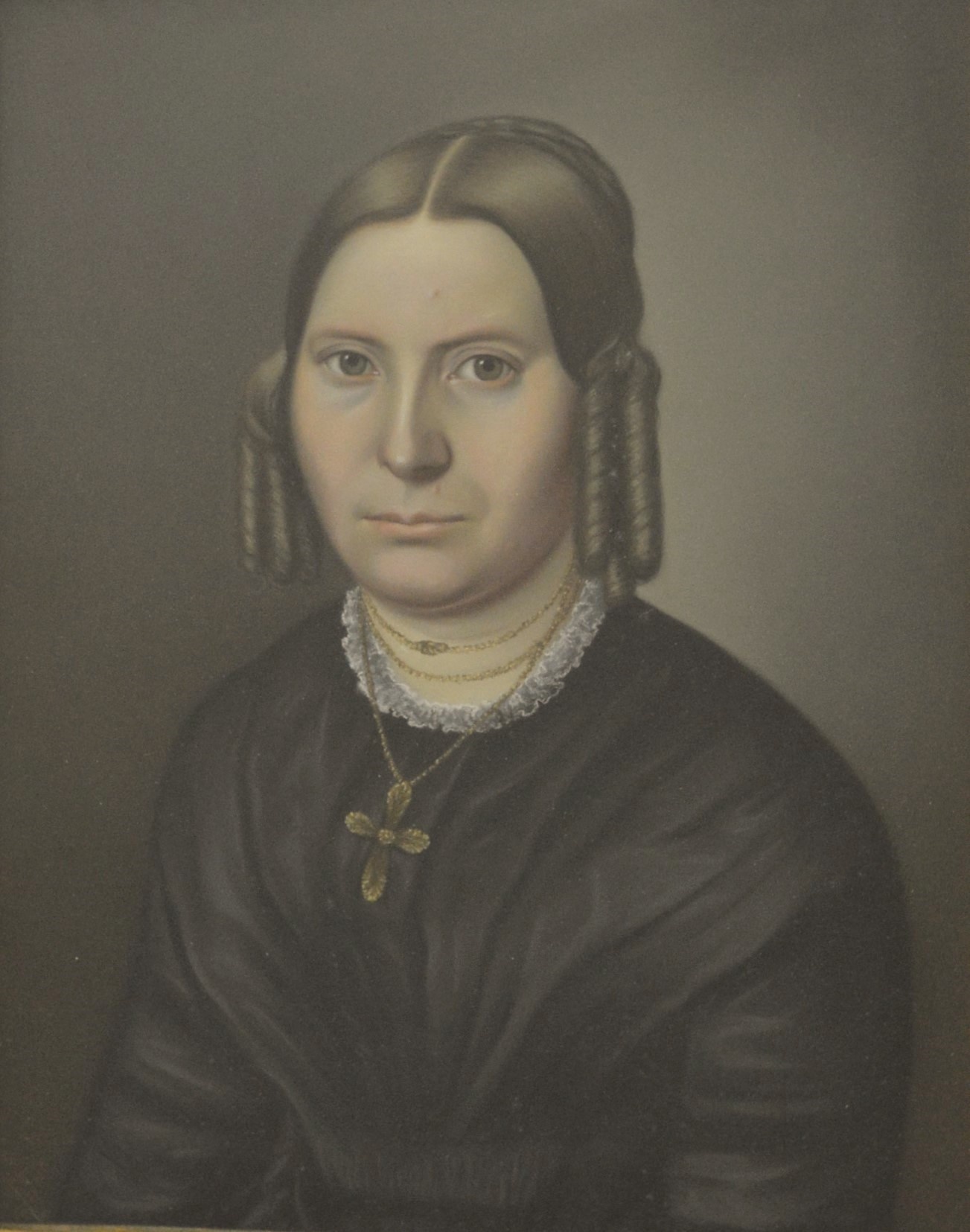 Porträt der Frau eines Seifensiedermeisters (Auguste Friederike Scharfe) (Spengler-Museum CC BY-NC-SA)