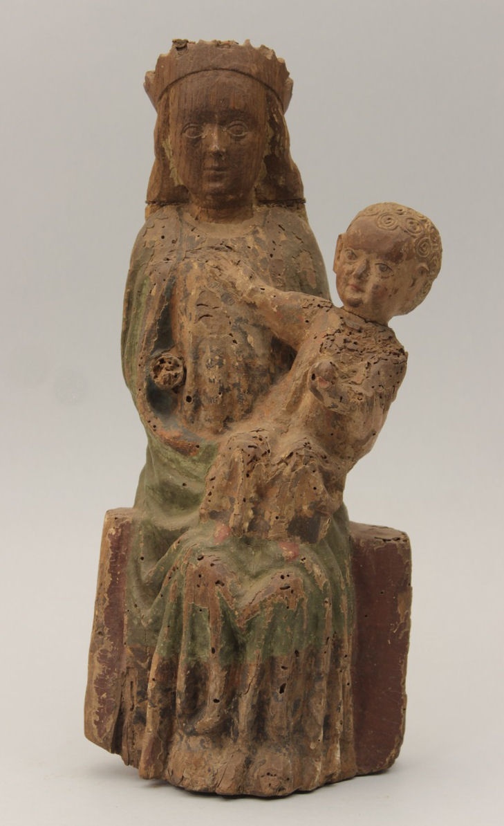 Thronende Madonna aus Mehmke (Johann-Friedrich-Danneil-Museum Salzwedel CC BY-NC-SA)