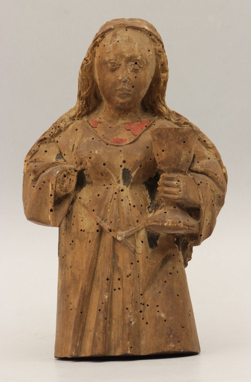 Heilige Barbara aus Mehmke (Johann-Friedrich-Danneil-Museum Salzwedel CC BY-NC-SA)