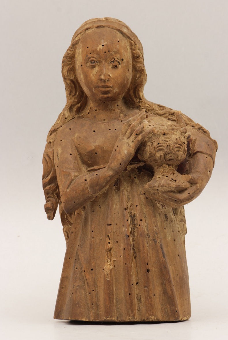 Heilige Dorothea aus Mehmke (Johann-Friedrich-Danneil-Museum Salzwedel CC BY-NC-SA)