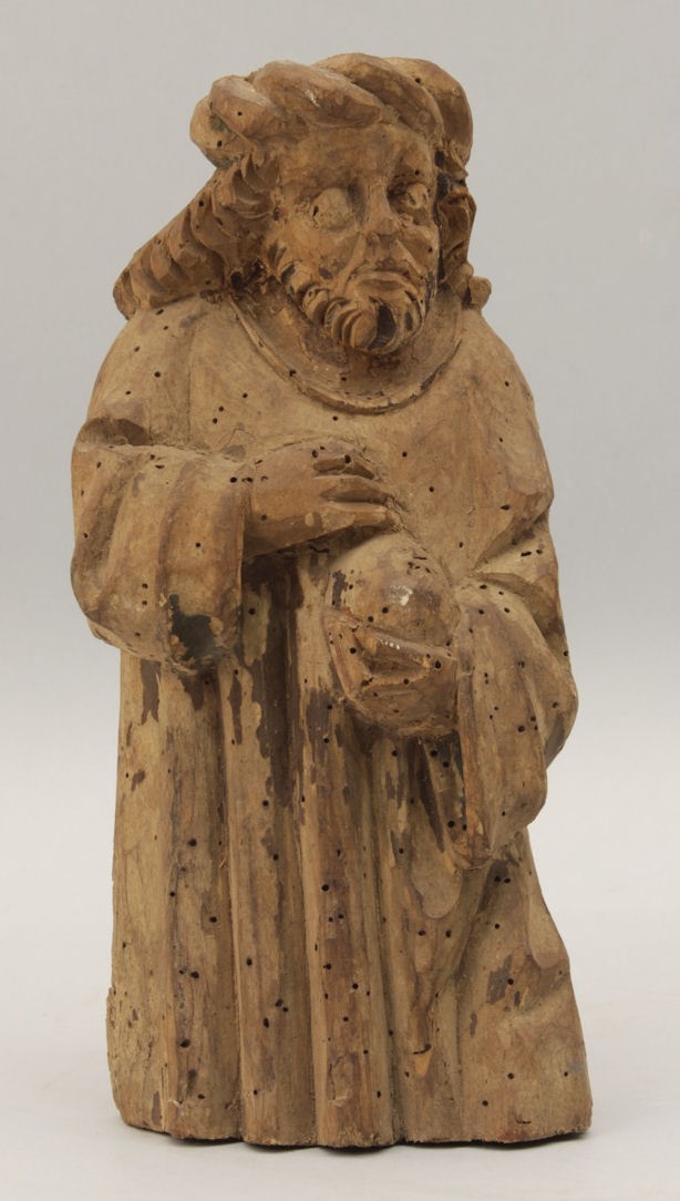 Christus Salvator mit Kugel und Dornenkrone aus der Dorfkirche Mehmke (Johann-Friedrich-Danneil-Museum Salzwedel CC BY-NC-SA)