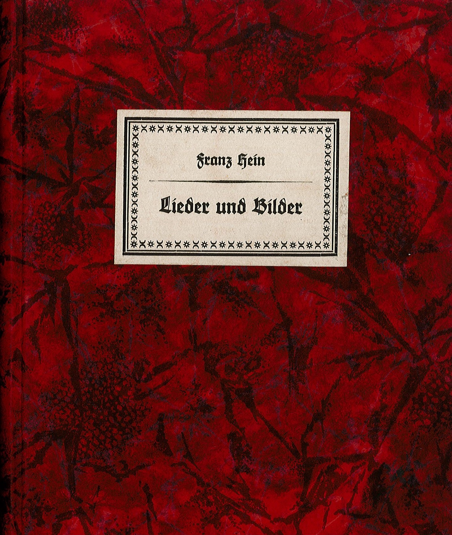 Lieder und Bilder von Franz Hein (Museum Schloss Moritzburg Zeitz CC BY-NC-SA)