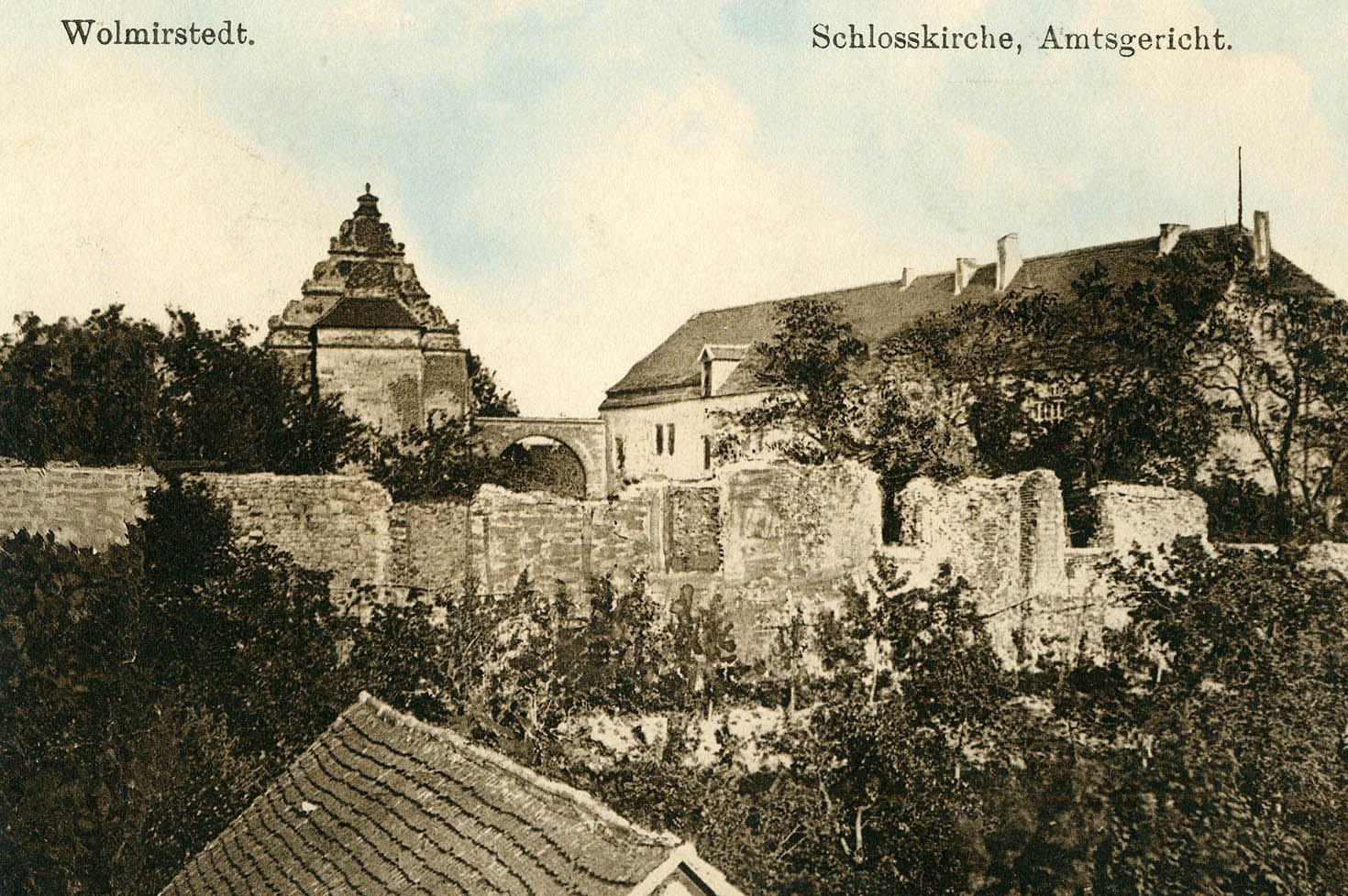 Postkarte, gelaufen, Wolmirstedt, 1919 (Museum Wolmirstedt RR-F)