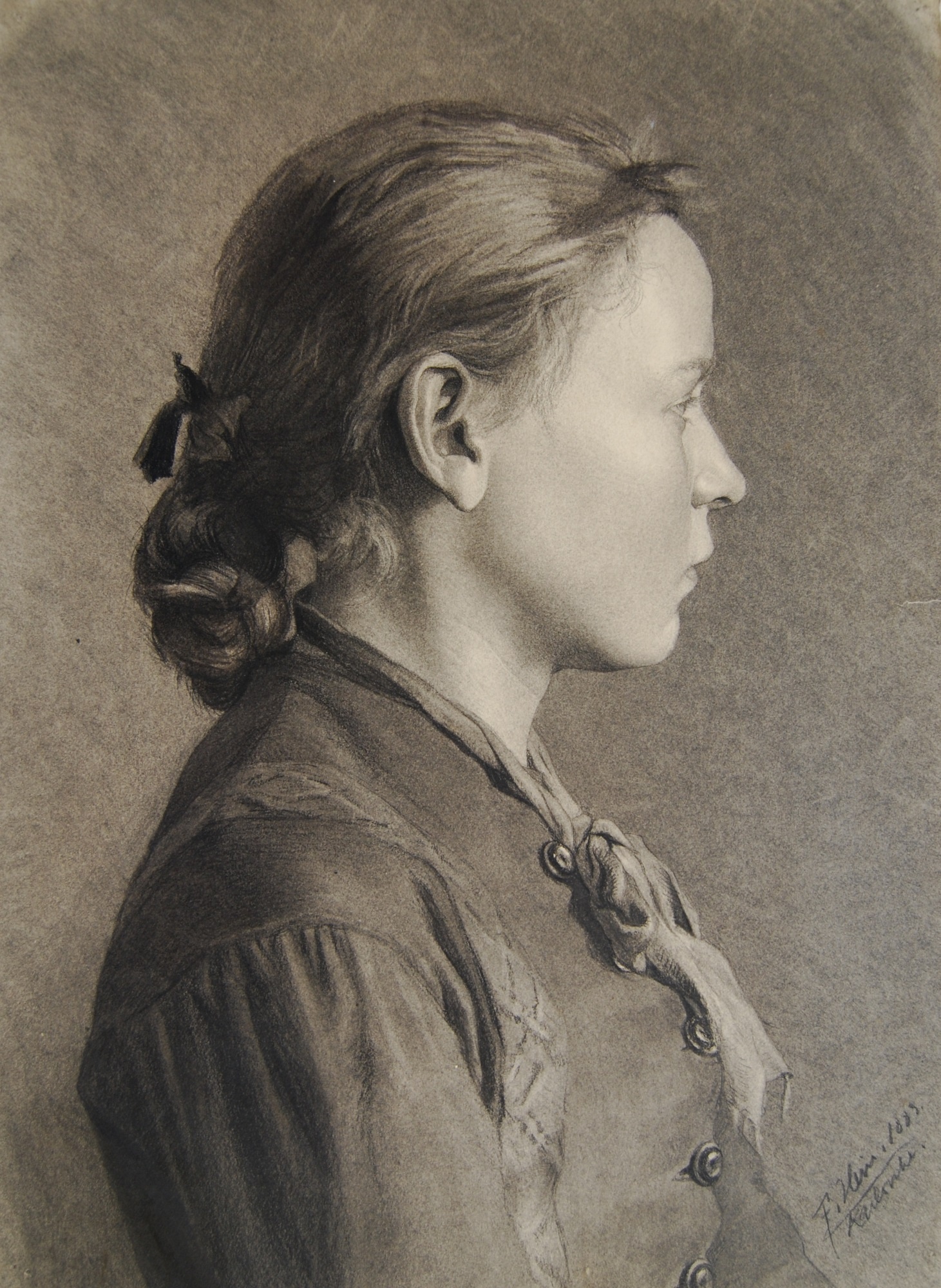 Porträt einer jungen Frau (Museum Schloss Moritzburg Zeitz CC BY-NC-SA)