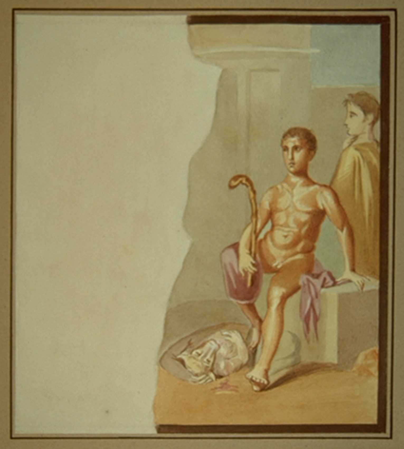 Theseus und erschlagener Minitaurus (Winckelmann-Museum Stendal CC BY-NC-SA)