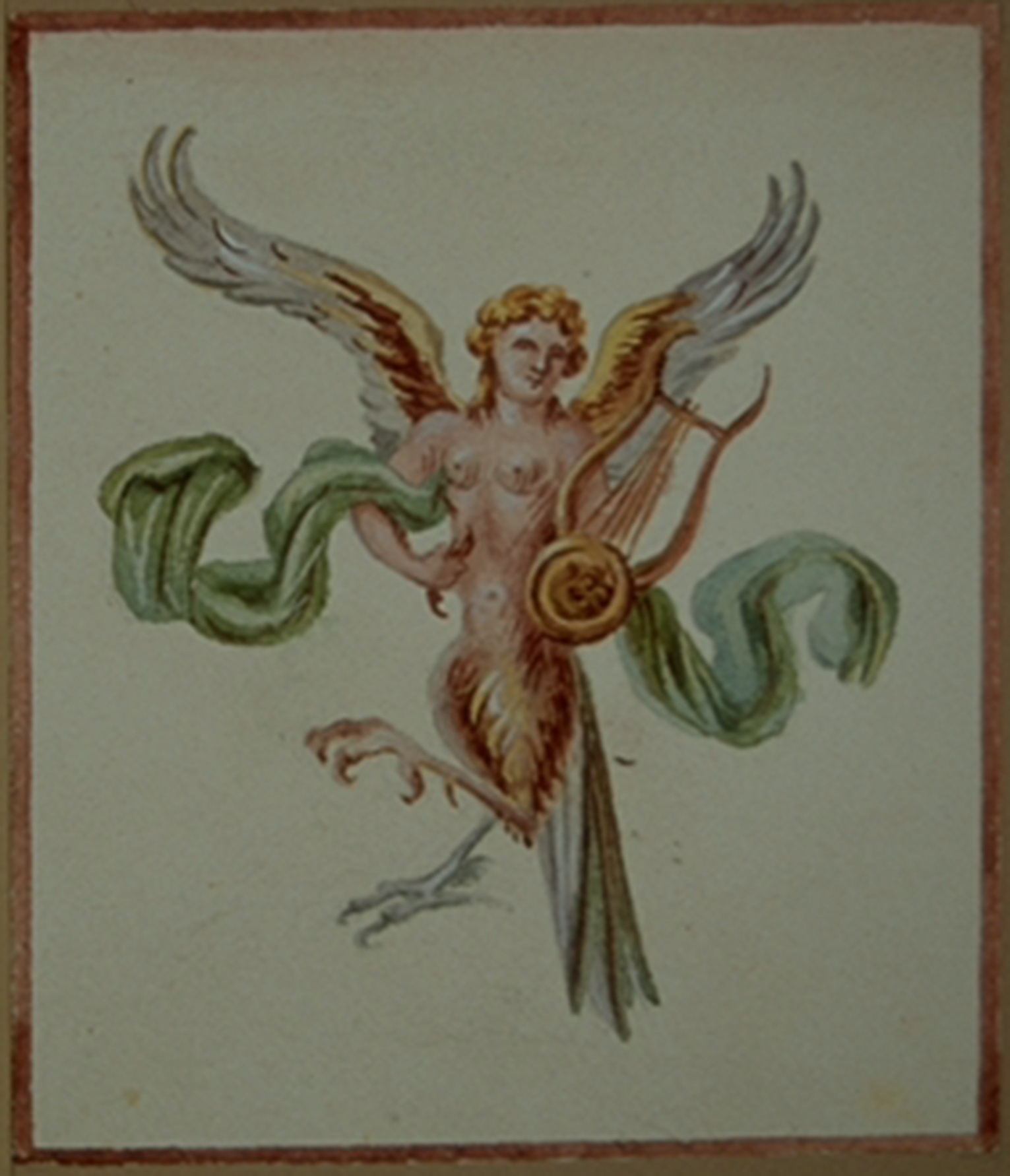 Sirene mit Leier (Winckelmann-Museum Stendal CC BY-NC-SA)