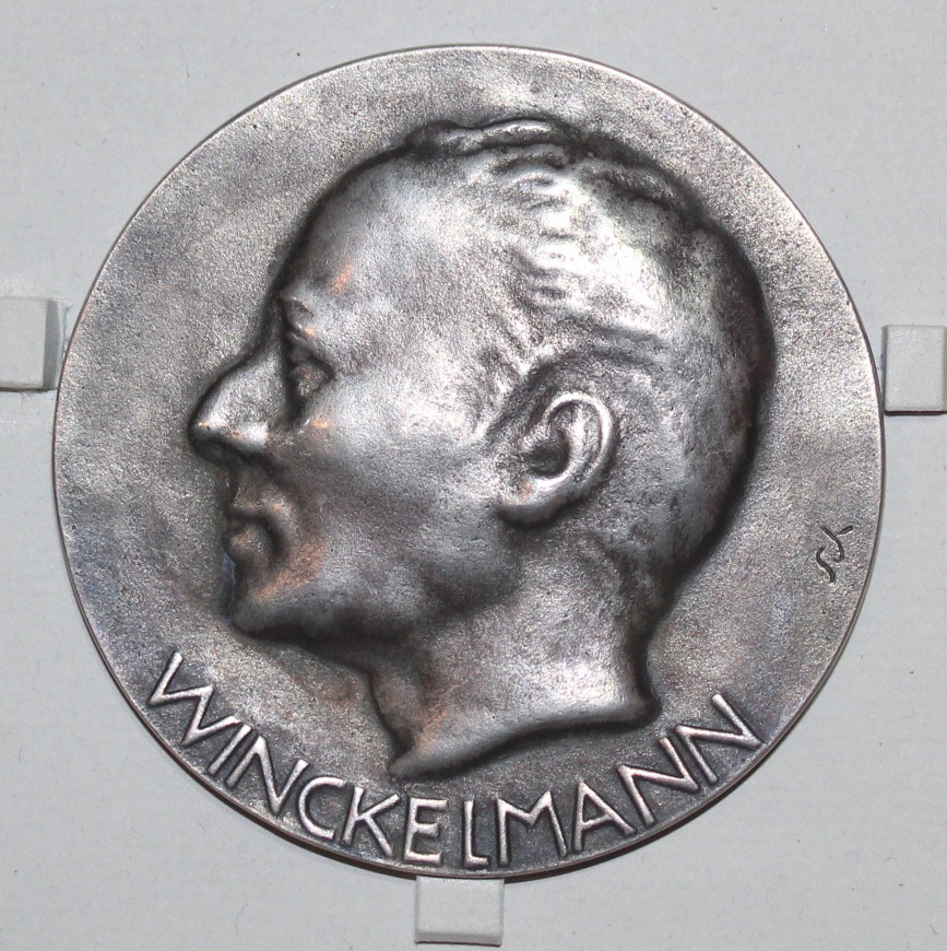 Medaille mit Porträt Winckelmanns (Winckelmann-Museum Stendal CC BY-NC-SA)