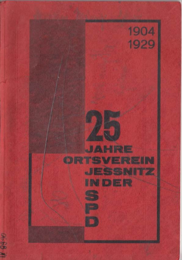 Festschrift 25 Jahre Ortsverein Jeßnitz in der SPD (Kreismuseum Bitterfeld CC BY-NC-SA)