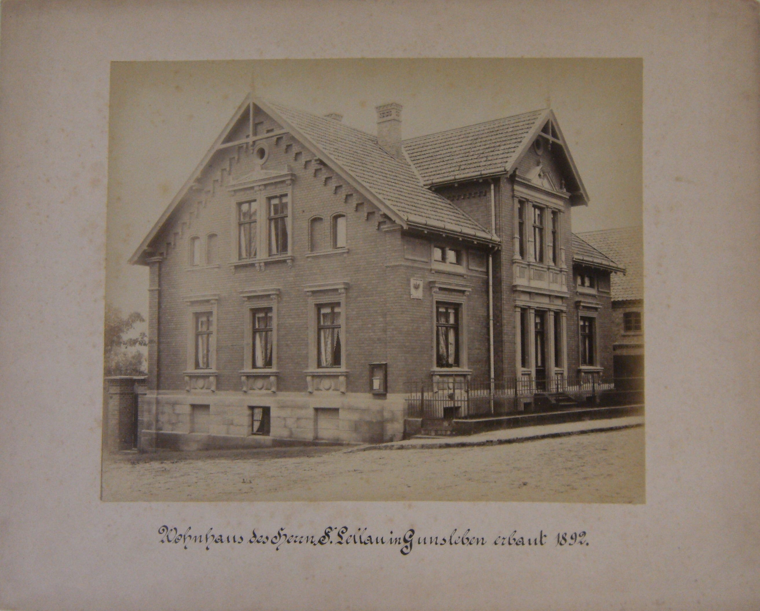 Wohnhaus Lellau, Gunsleben, 1892 (Börde-Museum Burg Ummendorf RR-F)