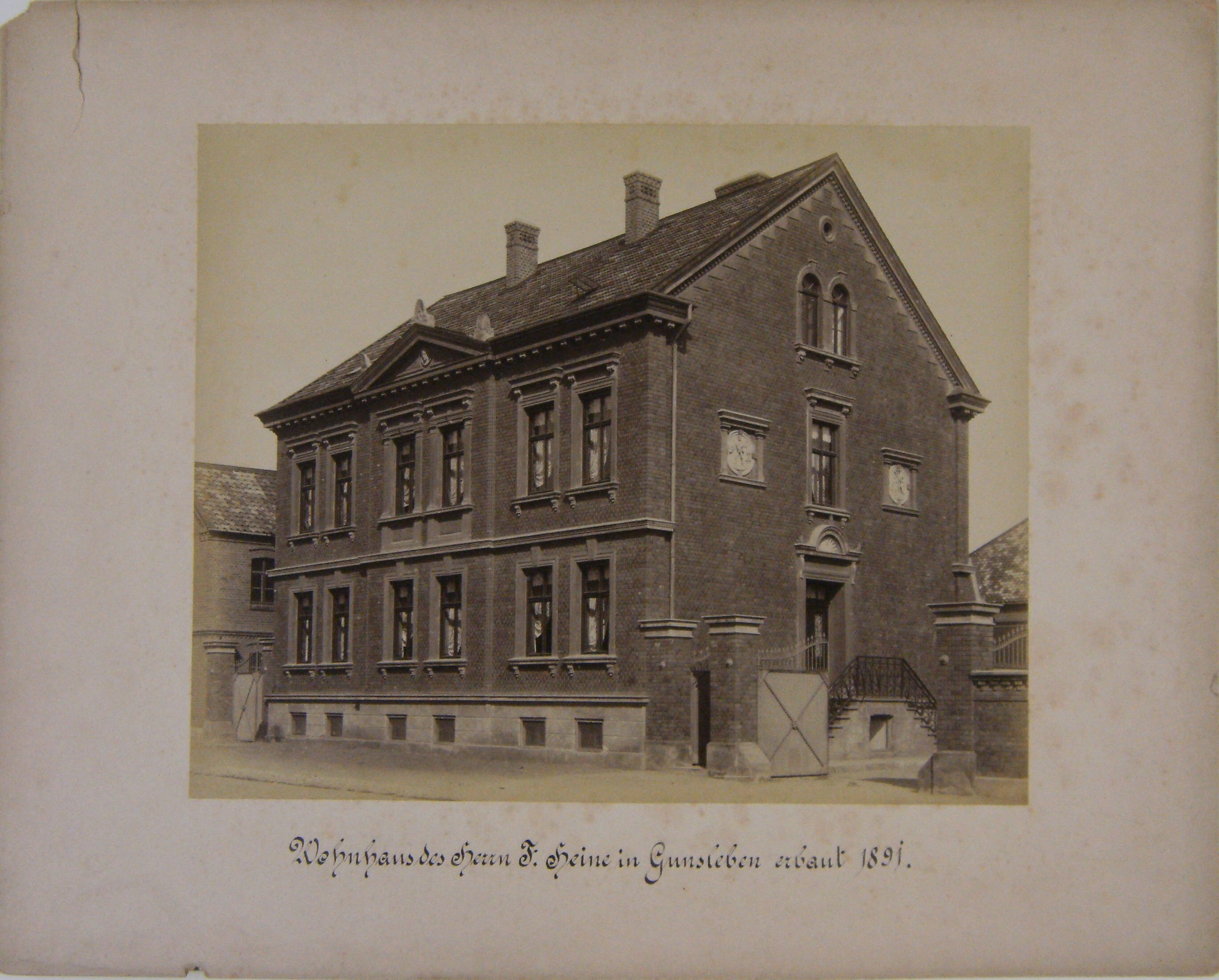 Wohnhaus Heine, Gunsleben, 1891 (Börde-Museum Burg Ummendorf RR-F)