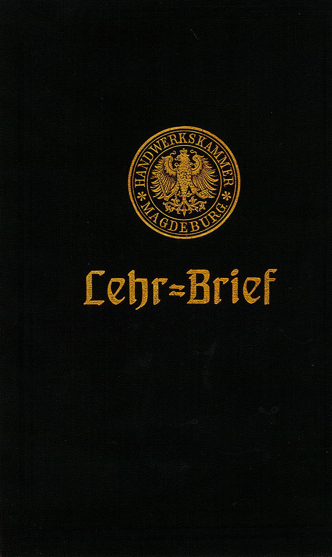 Lehrbrief für Alfred Friedrich, 27. März 1912 (Museum Wolmirstedt RR-F)