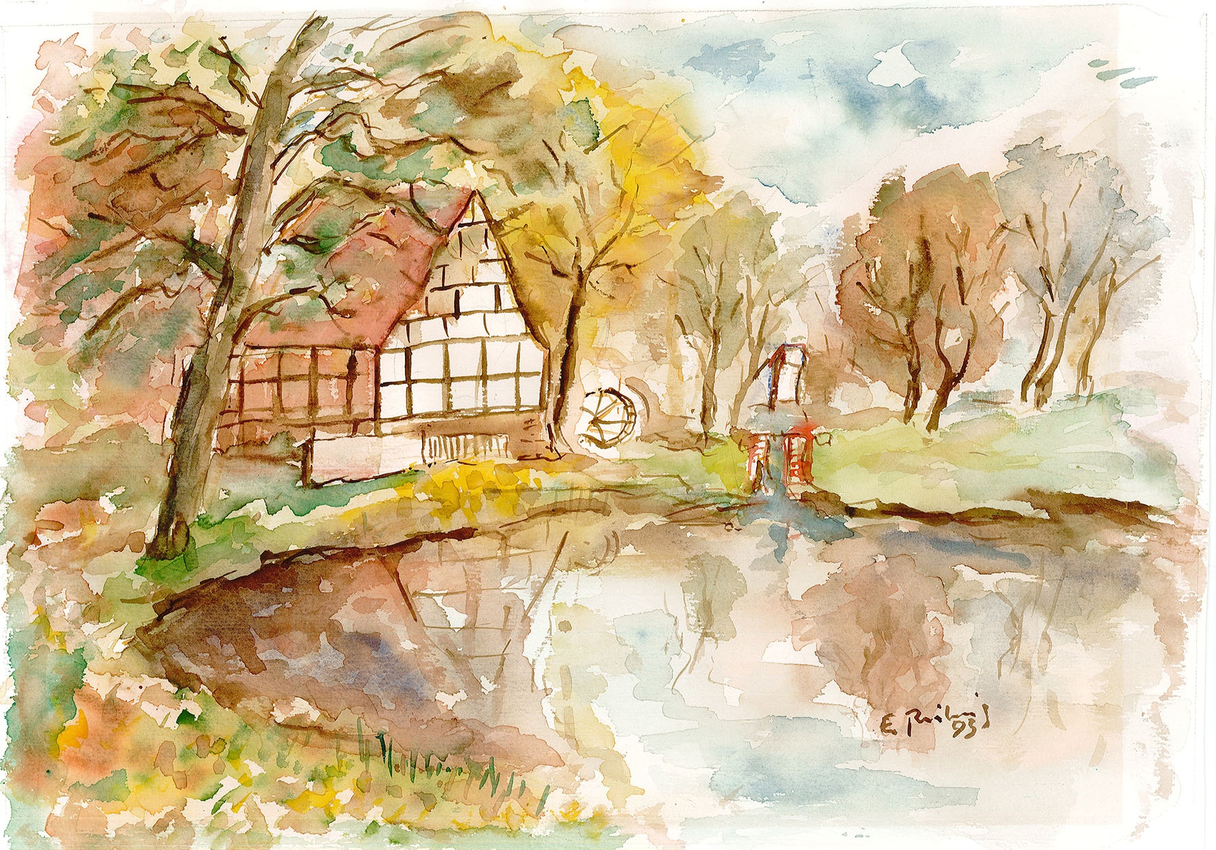 "Herbst am Teich" (Museum Wolmirstedt RR-F)