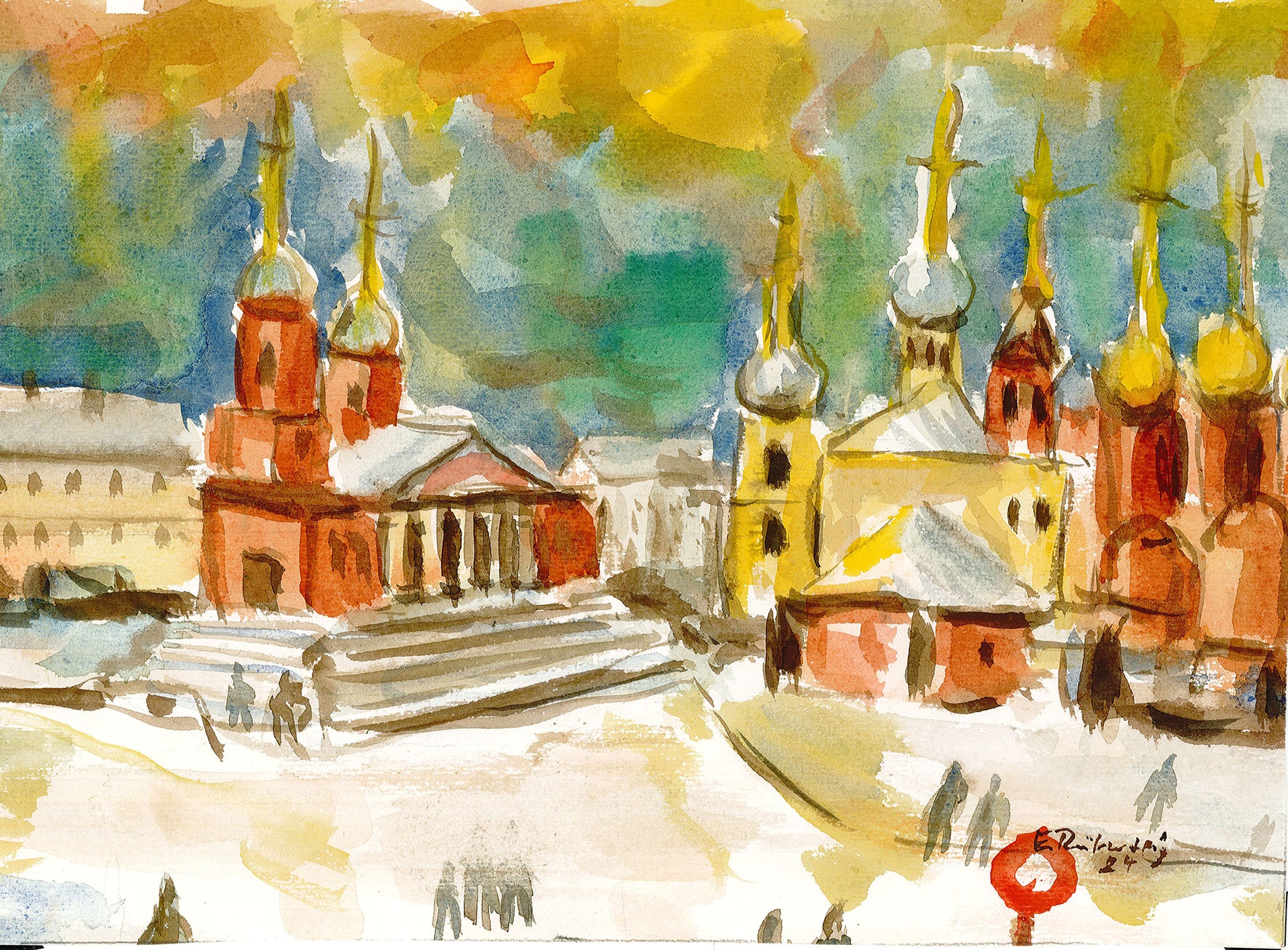 "Moskau im Winter" (Museum Wolmirstedt RR-F)