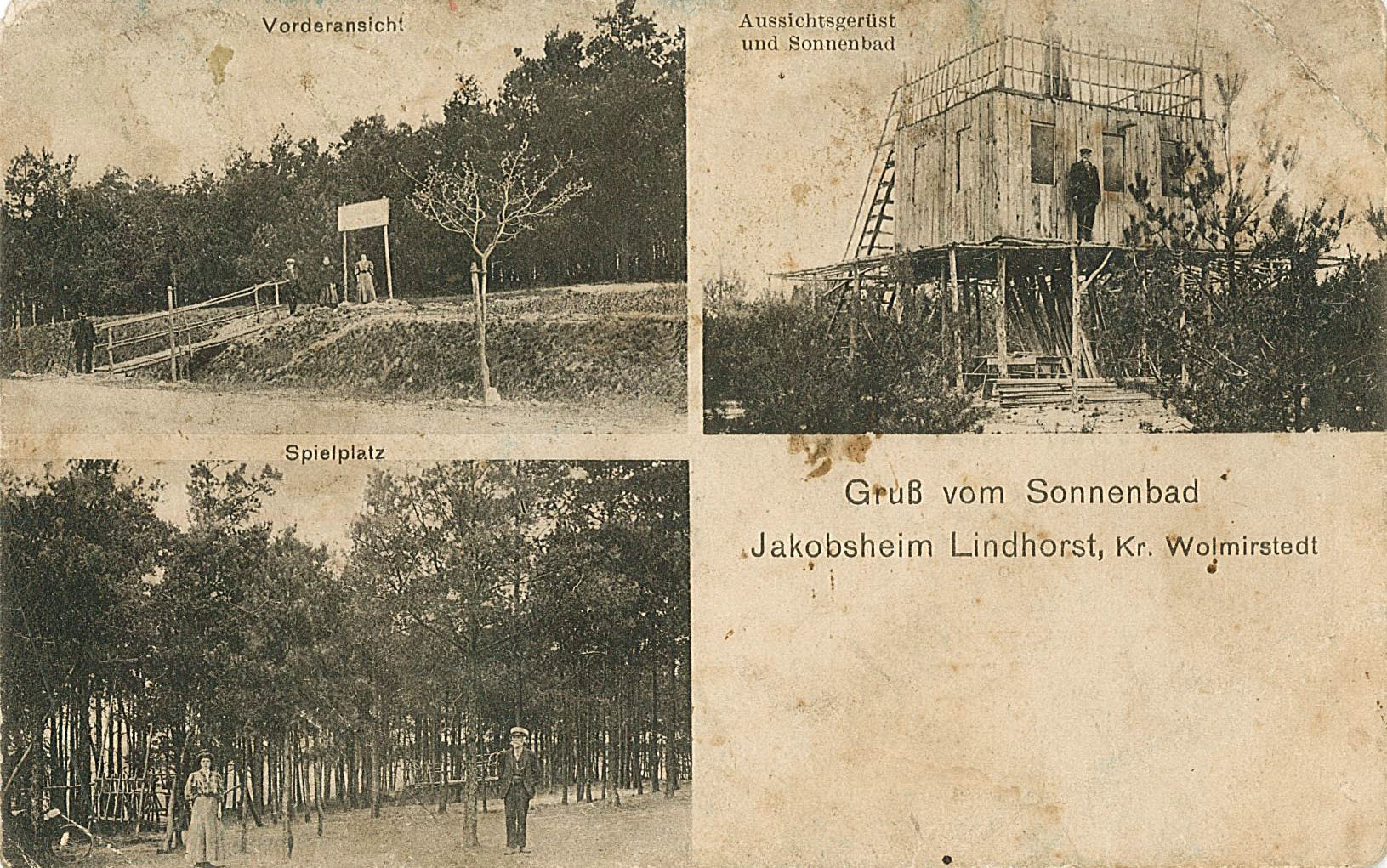 Postkarte an Otto Gruß von seinem Bruder, 6. August 1901 (Museum Wolmirstedt RR-F)