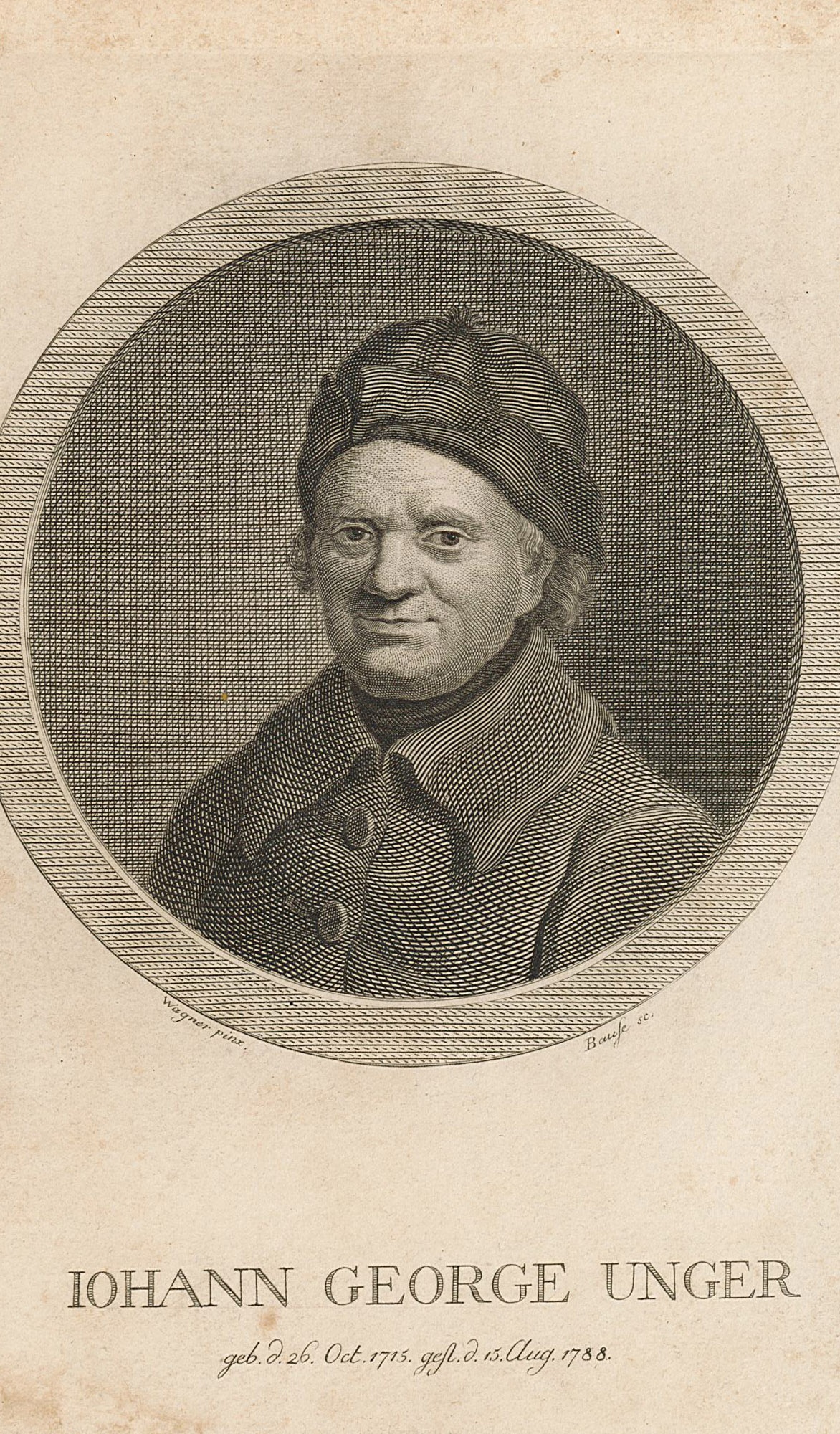 Porträt des Johann George Unger (Museum Wolmirstedt RR-F)