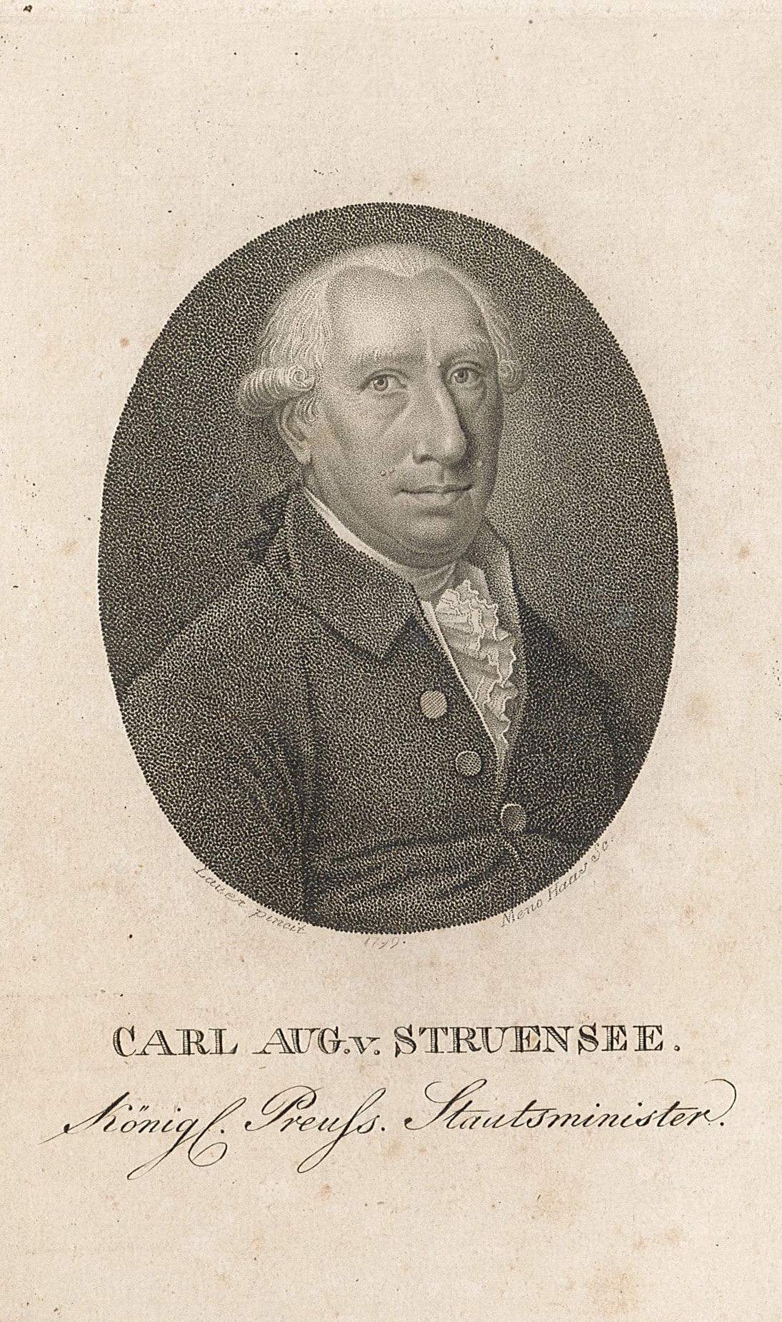 Porträt des Carl August von Struensee (Museum Wolmirstedt RR-F)