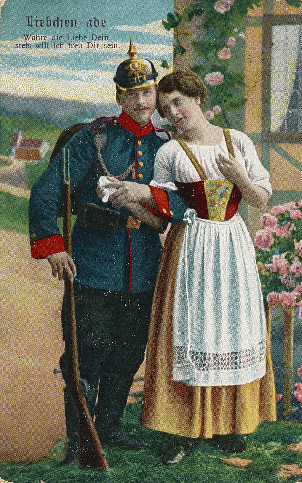 Feldpostkarte an Martha Marx in Guben von Conrad Schmerwitz, 11.01.1916 (Museum Wolmirstedt RR-F)