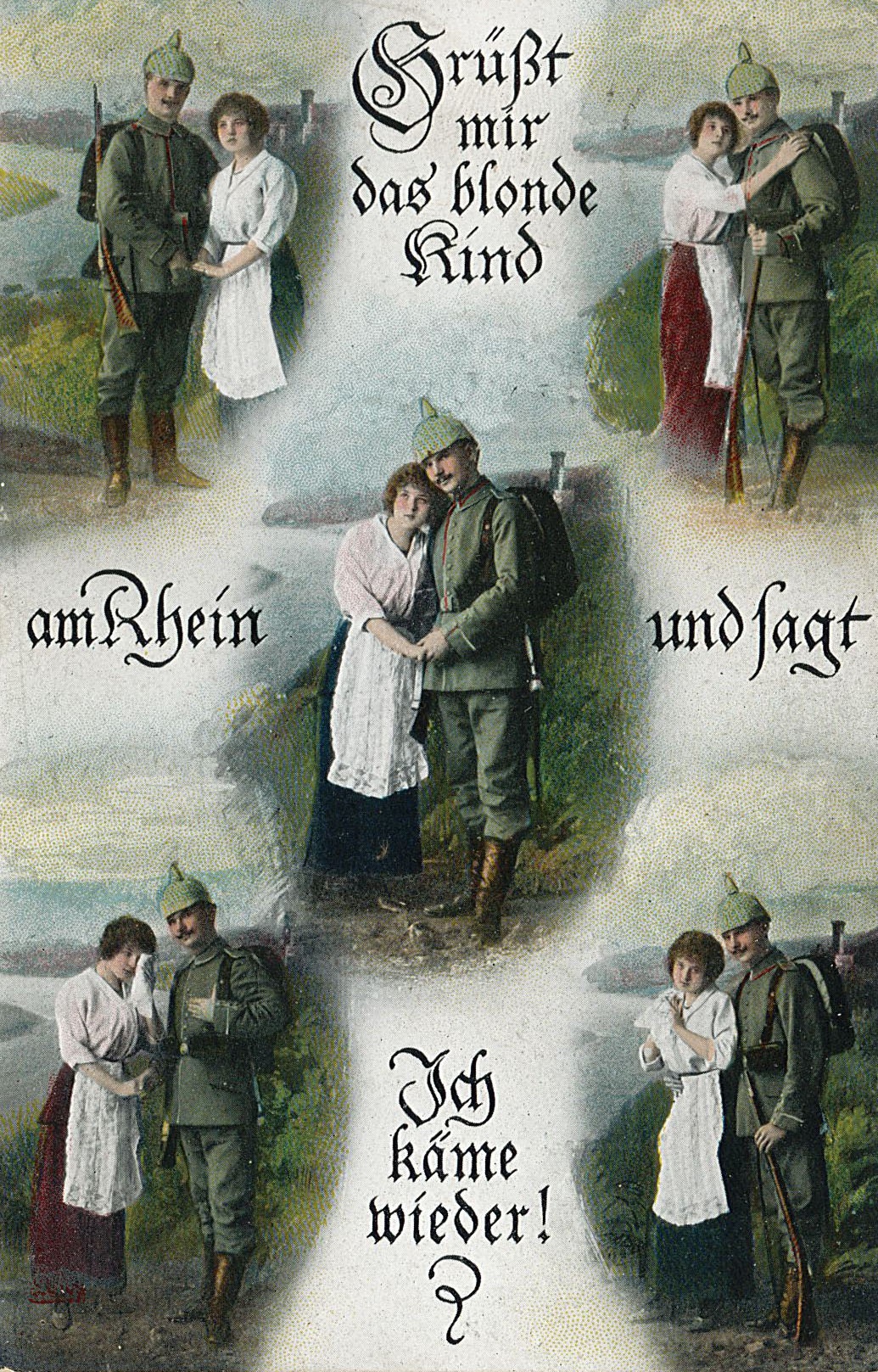 Feldpostkarte an Martha Marx in Guben von Conrad Schmerwitz (Museum Wolmirstedt RR-F)