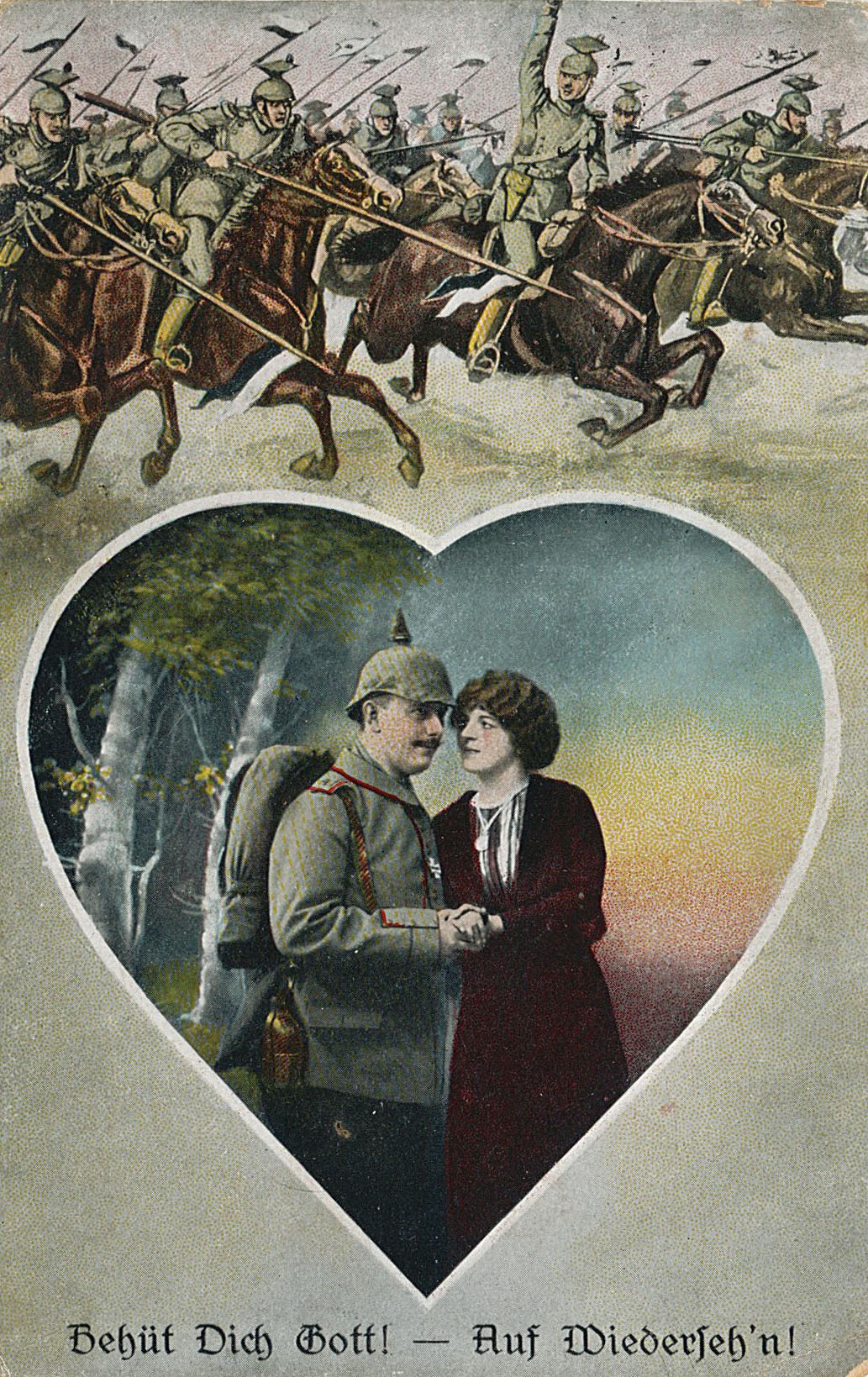 Feldpostkarte an Martha Marx in Guben von Conrad Schmerwitz, 08.02.1916 (Museum Wolmirstedt RR-F)