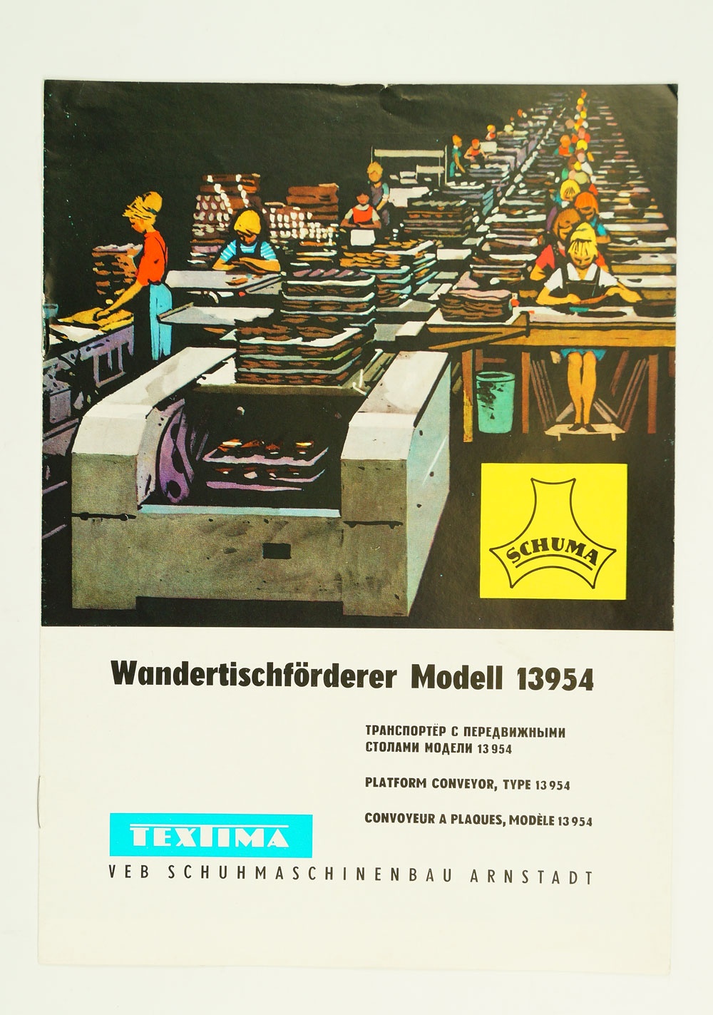 Prospekt für Wandertischförderer Modell 13954, 1966 (Museum Weißenfels - Schloss Neu-Augustusburg CC BY-NC-SA)