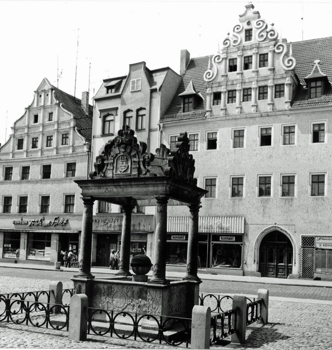 Wittenberger Marktbrunnen (Haus der Geschichte Wittenberg RR-F)