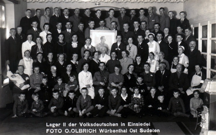 Lager II der Volksdeutschen in Einsiedel (Haus der Geschichte Wittenberg RR-F)