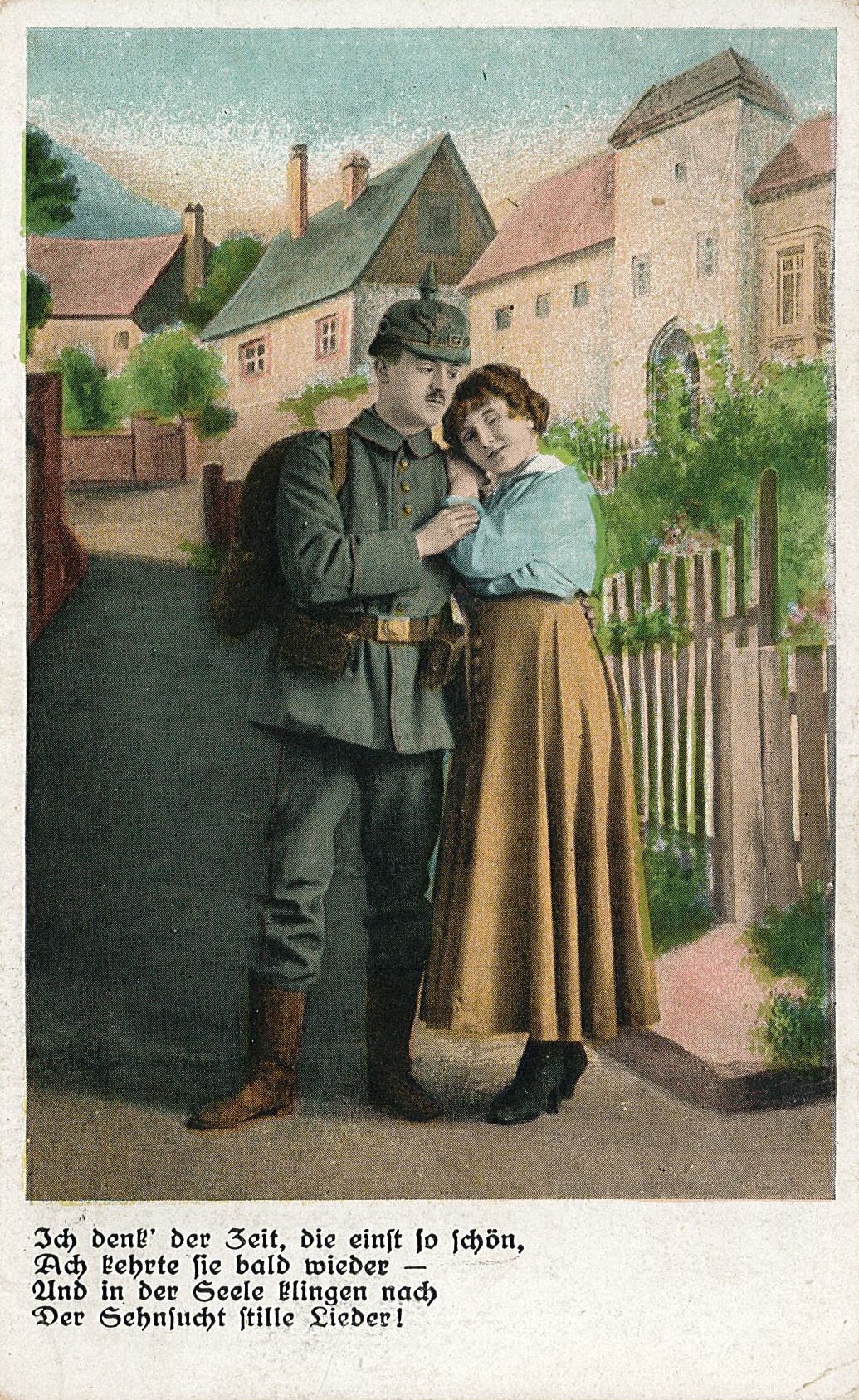 Postkarte an Martha Marx in Guben, 13.07.1918 (Museum Wolmirstedt RR-F)